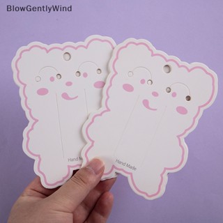 Blowgentlywind กิ๊บติดผม รูปการ์ตูนหมี DIY เครื่องประดับ สําหรับเด็ก 50 ชิ้น