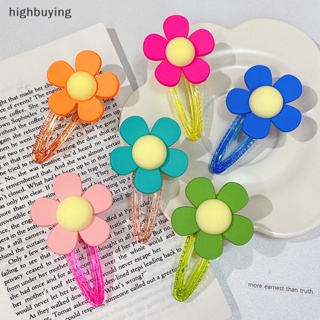 [highbuying] กิ๊บติดผม รูปดอกไม้ สีแคนดี้ สําหรับผู้หญิง สินค้าใหม่