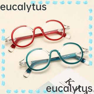 Eucalytus1 แว่นตาอ่านหนังสือ สายตายาว กรอบเรซิ่น ทรงกลม น้ําหนักเบาพิเศษ เหมาะกับฤดูใบไม้ผลิ สําหรับผู้ชาย และผู้หญิง