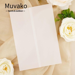 Muvako กระดาษคําเชิญ กระดาษกํามะถัน โปร่งแสง การ์ดอวยพร