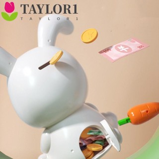 Taylor1 กระปุกออมสิน ลายการ์ตูนกระต่าย หมู ของเล่นสําหรับเด็ก