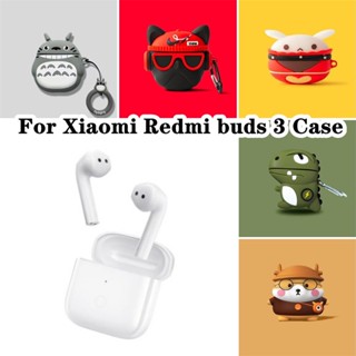 【Trend Front】เคสหูฟัง แบบนิ่ม กันกระแทก ลายการ์ตูน สําหรับ Xiaomi Redmi buds 3 Redmi buds 3