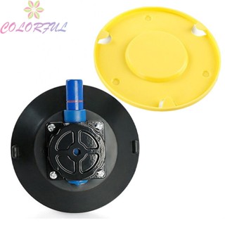 【COLORFUL】Suction Cup Heavy Duty M6 M8 Nitrile Rubber 1 Pc 4.5inch Aluminum Black Yellow