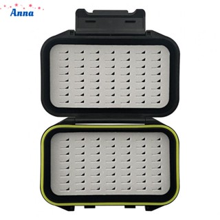 【Anna】Lure fishing tackle bait box waterproof fly hook storage box fly fishing box