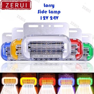 Zr โคมไฟ LED 12V 24V สําหรับติดด้านข้างรถบรรทุก Tepi Lori Lorry Truck