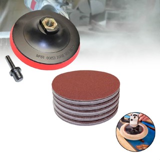 New 51pc Sanding Disc Kit Hook &amp; Loop 125mm Attachment Drill Grinder Backing Pad