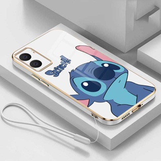 เคสโทรศัพท์มือถือ ซิลิโคนนิ่ม ขอบตรง ลายมอนสเตอร์ Stitch สําหรับ Vivo Y27 4G Y27 Y36 Y78 5G Y36 4G Vivo Y02t Y02 Y02s