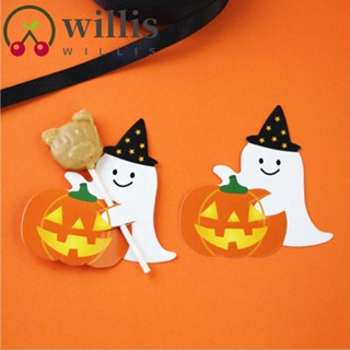 Willis การ์ดกระดาษ รูปผีน่ารัก DIY สําหรับตกแต่งปาร์ตี้ฮาโลวีน