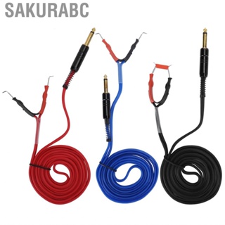 Sakurabc Professional Silicone Tattoo Machine  Cord Power Supply Hook Line Acc