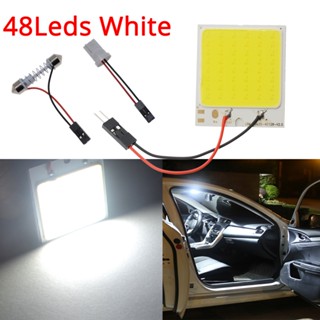 แผงไฟ Led T10 W5w Cob 24SMD 36SMD 48SMD สีขาว สําหรับติดป้ายทะเบียนรถยนต์