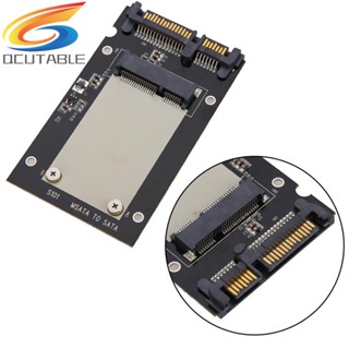 [Qcutable.th] อะแดปเตอร์การ์ดแปลง mSATA SSD เป็น SATA 2.5 นิ้ว สําหรับคอมพิวเตอร์