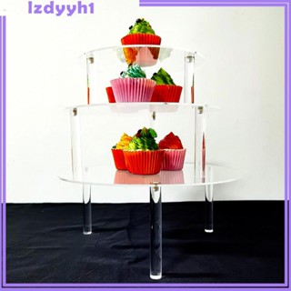 [JoyDIY] ชั้นวางเค้ก ขนมหวาน ขนมปัง คัพเค้ก วางซ้อนกันได้ สําหรับตกแต่งบ้าน ปาร์ตี้ 3 ชิ้น