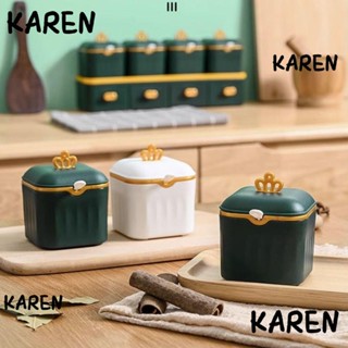 Karen ขวดใส่เครื่องปรุง สมุนไพร เครื่องเทศ บาร์บีคิว พร้อมฝาปิด