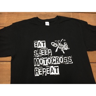 เสื้อยืด พิมพ์ลาย Moto X Eat Sleep แฟชั่นสําหรับสตรี