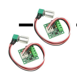 Lily โมดูลควบคุมความเร็วมอเตอร์ DC1.8-15V พลาสติก ทองแดง PWM DC ทนทาน สําหรับช่างไฟฟ้า 2 ชิ้น