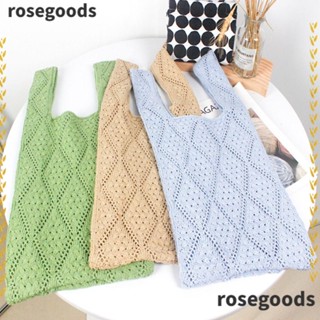 Rosegoods1 กระเป๋าสะพายไหล่ ทรงโท้ท ใช้ซ้ําได้