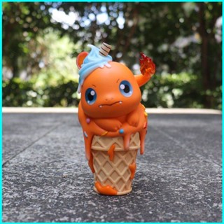 Star3 โมเดลฟิกเกอร์ รูป Pokemon Ice Cream Cone Charmander ของเล่นสําหรับเด็ก