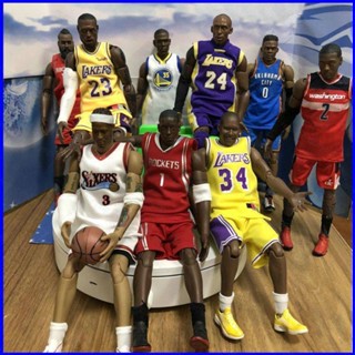 ฟิกเกอร์ GP1 NBA Star Kobe James Jordan Wall Westbrook Iverson Curry Wade Durant Harden ของเล่นสําหรับเด็ก PG1