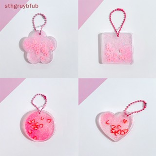 Sthb สติกเกอร์ใส รูปหัวใจ ไอดอล พวงกุญแจ DIY สําหรับตกแต่ง