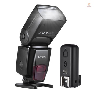 Onlylove Andoer AD560 IV 2.4G แฟลชสปีดไลท์ไร้สาย GN50 พร้อมทริกเกอร์แฟลช สําหรับกล้อง DSLR