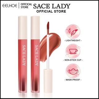 Sace Lady Water Mist Lip Glaze Water Mist ลิปกลอสบางเบาและบางเบา Non Stick Cup Mist Surface Non Stick Mask Lip Tint -eelhoe