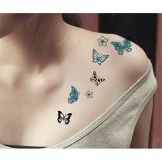 Hot Removable Waterproof Temporary Tattoo Butterfly Tattoo Body Art Sticker Clearance sale