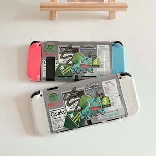 เคสพลาสติก ลายปิกาจูน่ารัก สําหรับ NS Swich OLED Console Nintendo Switch OLED