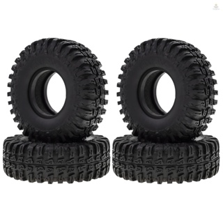 Funygame ยางล้อรถยนต์ 113*39*46 มม. แบบเปลี่ยน สําหรับ Axial SCX10 90046 SCX10 III AXI03007 Tamiya CC01 D90 D110 1/10 4 ชิ้น