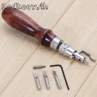 Redkeev™ 5 in1 เครื่องมือเย็บเครื่องหนัง รอยย่น ปรับได้ DIY