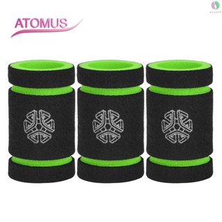 Atomus โฟมครอบด้ามจับเครื่องสัก กันลื่น สําหรับสัก 21 มม. ถึง 23 มม. 3 ชิ้น