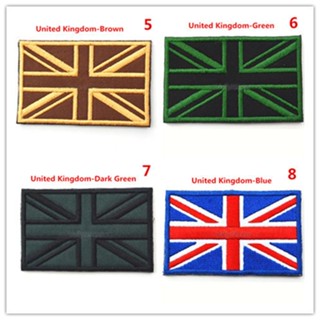 Nation Flag Emblem Patch Embroidered Applique National Country Sew Trim Clearance sale