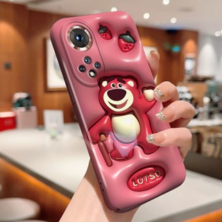 เคสโทรศัพท์มือถือแบบแข็ง กันกระแทก ลายการ์ตูนหมี สําหรับ Huawei P20 P30 Pro P40 Lite Y9 Prime 2019 Y9s Honor 20 50 70