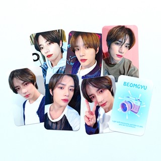 โปสการ์ดรูปภาพ TXT TOMORROW X TOGETHER Soobin Yeonjun Beomgyu Taehyun Hueningkai Kpop 6 ชิ้น ต่อชุด