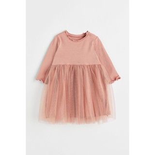 H&amp;M  Girl Tulle-skirt jersey dress 1078856_1