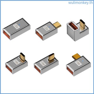 Wu อะแดปเตอร์ชาร์จ USB Type C ตัวผู้ เป็น USB 3 0 ตัวเมีย 10Gbps