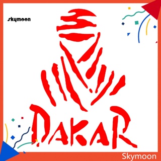 Skym* สติกเกอร์สะท้อนแสง พิมพ์ลายตัวอักษร Dakar สําหรับตกแต่งรถยนต์ รถบรรทุก หน้าต่าง