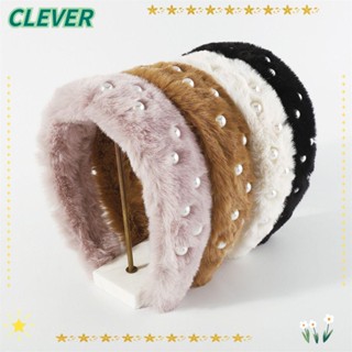 Clever ที่คาดผมขนมิงค์ แต่งหน้า แฟชั่นผู้หญิง หรูหรา ที่คาดผม