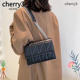 Cherry3 กระเป๋าสะพายไหล่ กระเป๋าถือ หนัง PU ทรงคลัทช์ ขนาดใหญ่ จุของได้เยอะ ลายสก๊อต แบบพกพา สําหรับสตรี