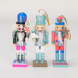 [Interesting] ตุ๊กตาการ์ตูนวอลนัท Ocean Series Nutcracker ขนาดเล็ก 12 ซม. สําหรับตกแต่งโต๊ะ