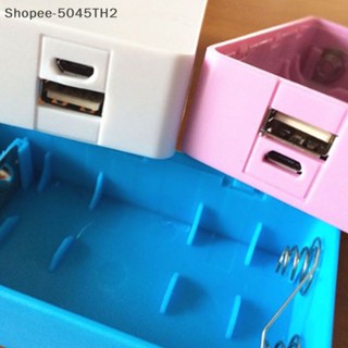 【ขายดี】เคสชาร์จ Usb 5600mAh 18650 สําหรับชาร์จโทรศัพท์มือถือ อิเล็กทรอนิกส์ (f)