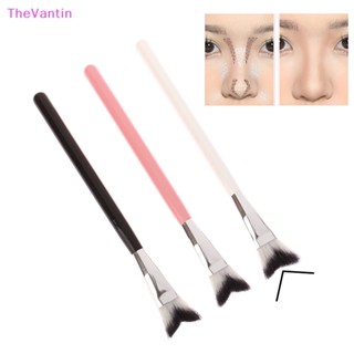 Thevantin แปรงแต่งหน้า รูปตัว V สําหรับเกลี่ยคอนซีลเลอร์ เกลี่ยรองพื้น จมูก