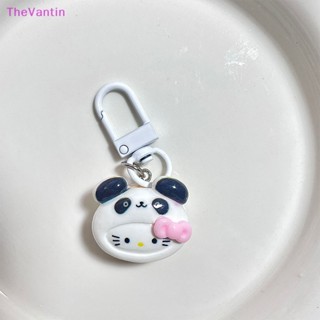 Thevantin Kawaii Panda พวงกุญแจ ผู้หญิง กระเป๋าหูฟัง เคสจี้ กระเป๋าเป้สะพายหลัง อุปกรณ์เสริมพวงกุญแจ เครื่องประดับ ของขวัญ ของดี