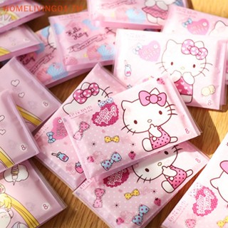 Onehome กระดาษทิชชู่ ผ้าขนหนู พิมพ์ลายการ์ตูน Hello Kitty Kawaii Sanrio น่ารัก แบบพกพา สําหรับเด็กผู้หญิง 2023