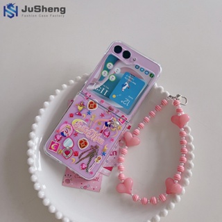 Jusheng เคสโทรศัพท์มือถือ แฟชั่น สําหรับ Samsung Z Flip5