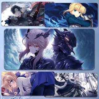 Saber mouse pad Fate oversized keyboard table mat fgo Knight King Arthur anime Artoria peripheral แผ่นรองเมาส์ คีย์บอร์ด