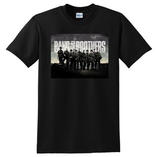 GILDAN ลดกระหน่ํา ขายดี เสื้อยืดลําลอง แขนสั้น คอกลม พิมพ์ลาย Band Of Brothers 4K Bluray Dvd สําหรับผู้ชาย 296225