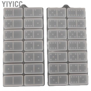 Yiyicc Silicone Mold  Safe Eco-Friendly Domino Molds Flexible Reusable for Beauty Salon Home