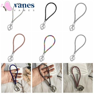 Vanes1 สายคล้องโทรศัพท์มือถือ ประดับพลอยเทียม กลิตเตอร์ ระยิบระยับ กันหาย หรูหรา