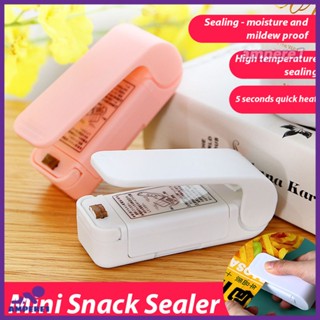 เครื่องซีลขนมขบเคี้ยว Small Mini Plastic Sealing Machine Household Plastic Bag Food Preservation Vacuum Sealing -AME1 -AME1