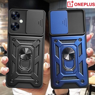 Oneplus Nord CE 3 Lite Oneplus 11R Oneplus 10T เคสโทรศัพท์เกราะแข็งกันกระแทกหรูหราพร้อมขาตั้งโลหะหมุน